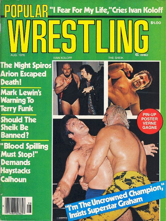 Popular Wrestling August 1976 Magazine PWcatalog