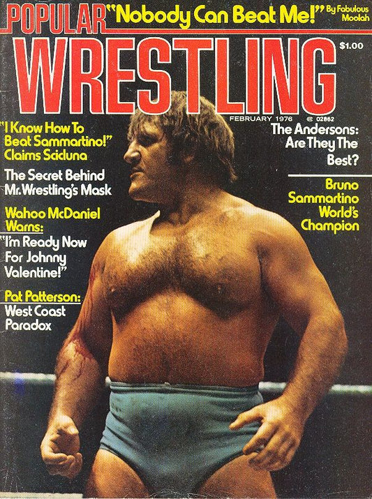 Popular Wrestling February 1976 Magazine PWcatalog
