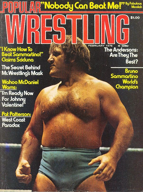 Popular Wrestling February 1976 Magazine PWcatalog