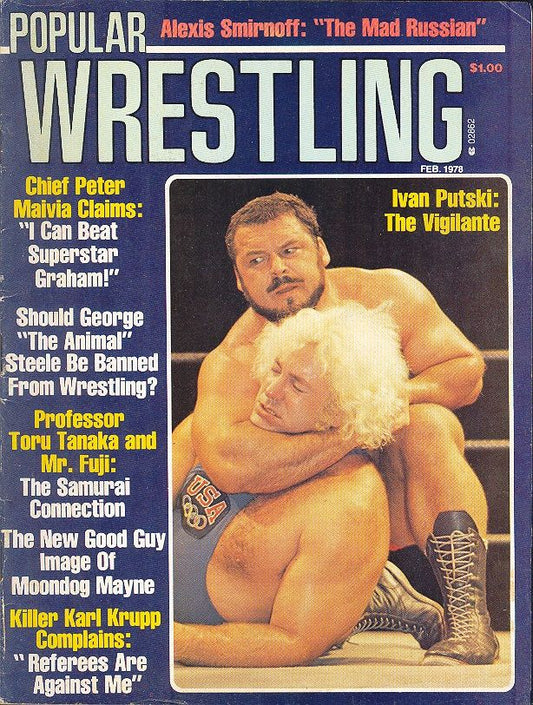 Popular Wrestling February 1978 Magazine PWcatalog