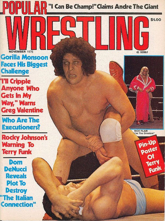 Popular Wrestling November 1976 Magazine PWcatalog
