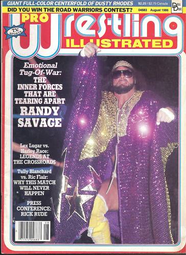 Pro Wrestling Illustrated August 1986 Magazine PWcatalog