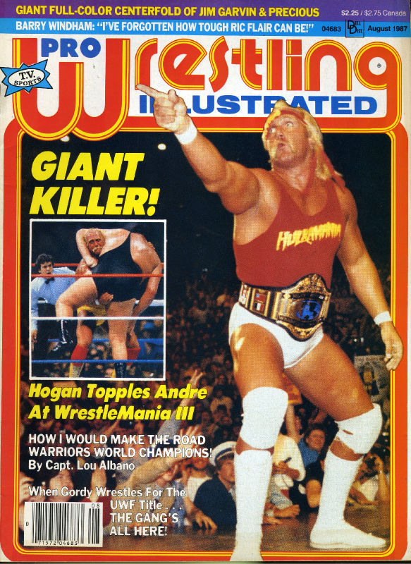 Pro Wrestling Illustrated August 1987 Magazine PWcatalog