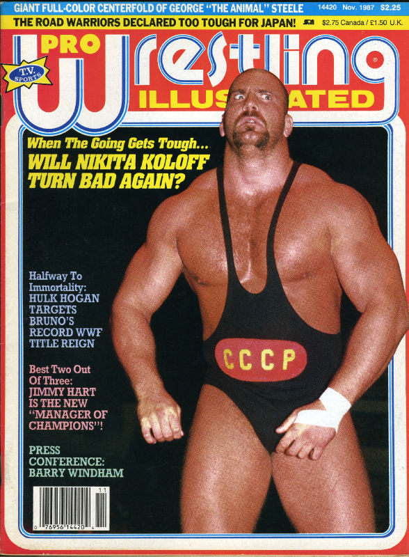 Pro Wrestling Illustrated November 1987 Magazine PWcatalog