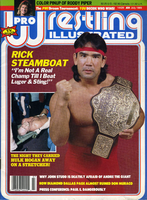 Pro Wrestling Illustrated July 1989 Magazine PWcatalog