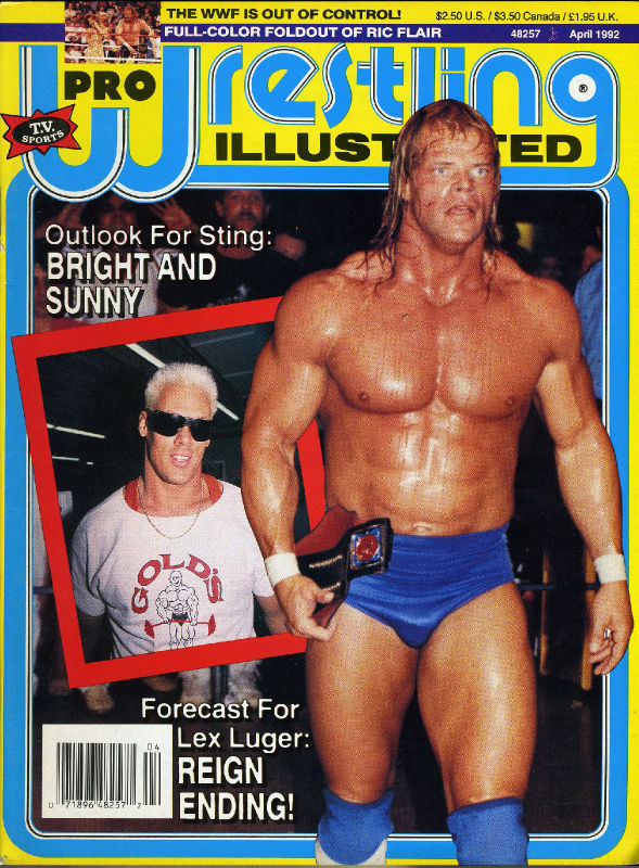 Pro Wrestling Illustrated April 1992 Magazine PWcatalog
