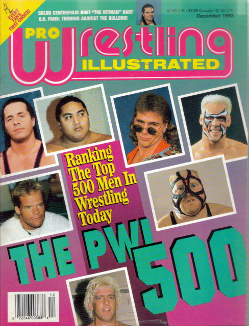 Pro Wrestling Illustrated December 1993 Magazine PWcatalog