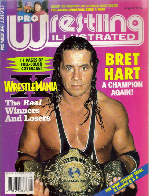 Pro Wrestling Illustrated August 1994 Magazine PWcatalog