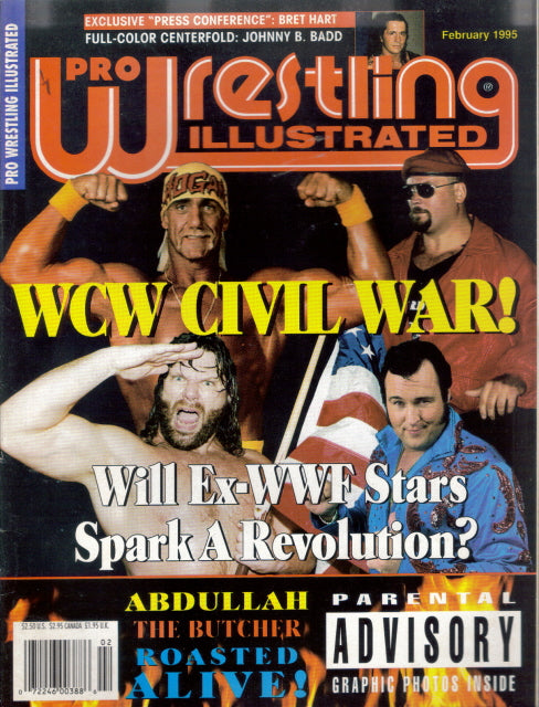 Pro Wrestling Illustrated February 1995 Magazine PWcatalog