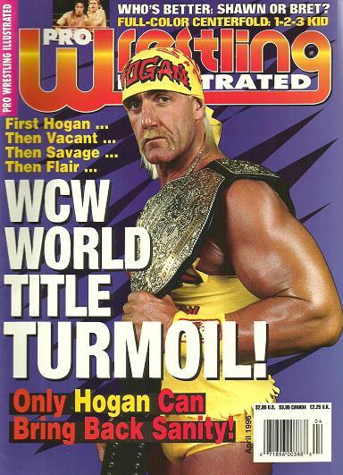 Pro Wrestling Illustrated April 1996 Magazine PWcatalog