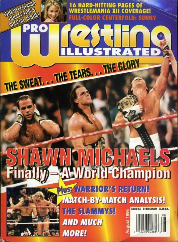 Pro Wrestling Illustrated August 1996 Magazine PWcatalog