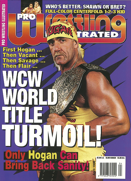 Pro Wrestling Illustrated April 1996 Magazine PWcatalog