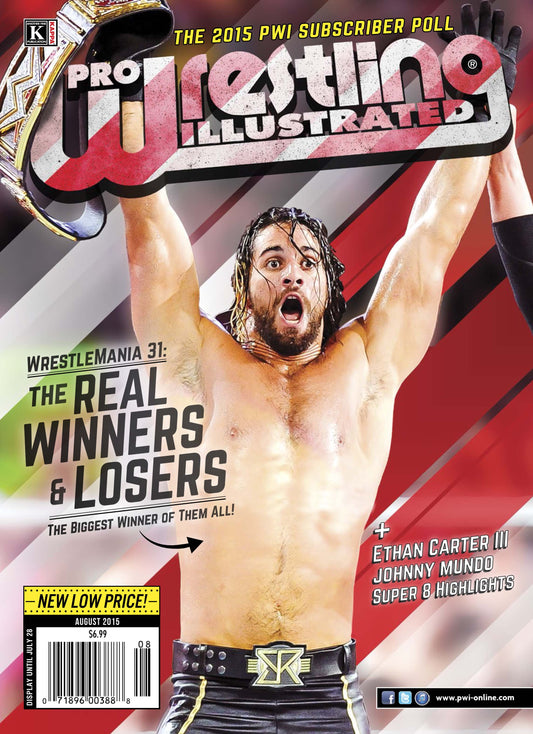 Pro Wrestling Illustrated August 2015 Magazine PWcatalog