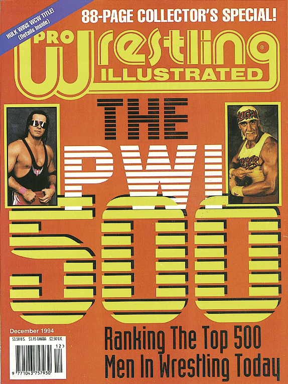 Pro Wrestling Illustrated December 1994 Magazine PWcatalog