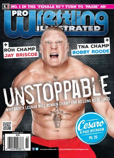 Pro Wrestling Illustrated February 2015 Magazine PWcatalog