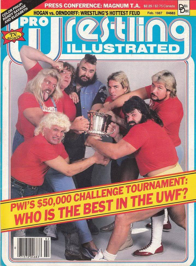 Pro Wrestling Illustrated February 1987 Magazine PWcatalog