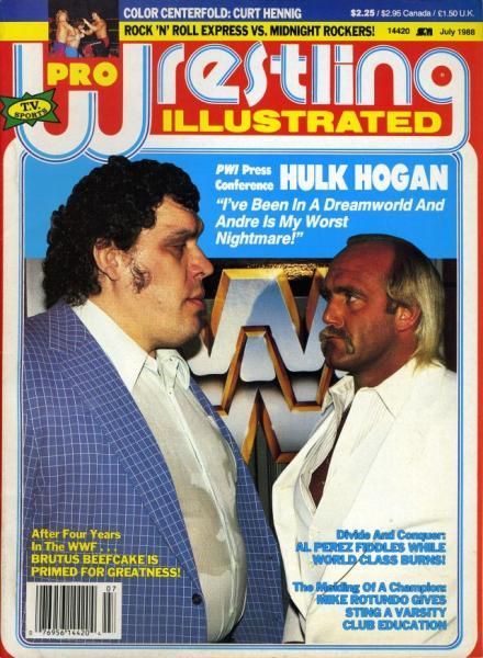 Pro Wrestling Illustrated July 1988 Magazine PWcatalog