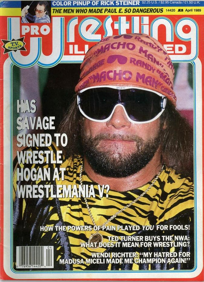 Pro Wrestling Illustrated April 1989 Magazine PWcatalog
