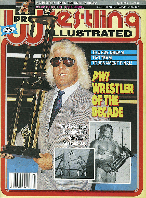 Pro Wrestling Illustrated April 1990 Magazine PWcatalog