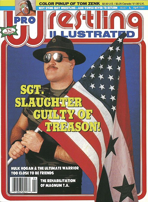 Pro Wrestling Illustrated April 1991 Magazine PWcatalog