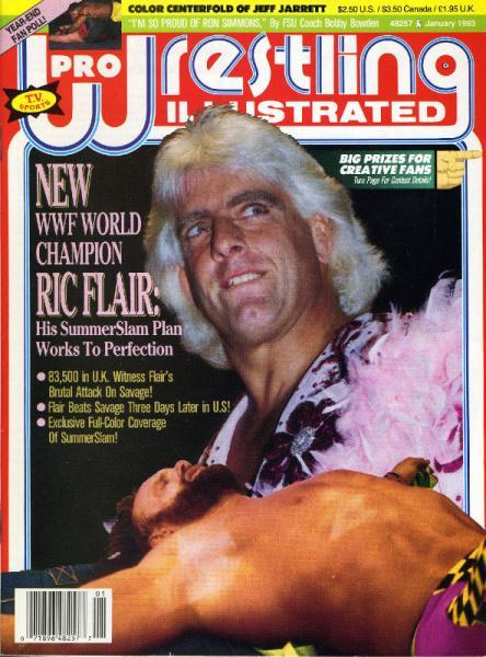 Pro Wrestling Illustrated January 1993 Magazine PWcatalog