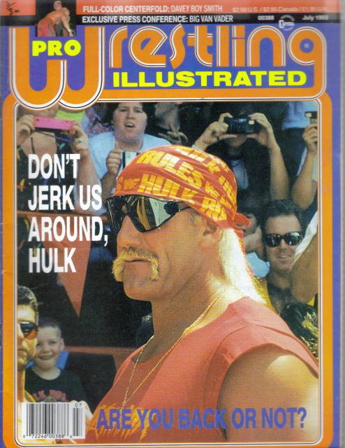 Pro Wrestling Illustrated July 1993 Magazine PWcatalog