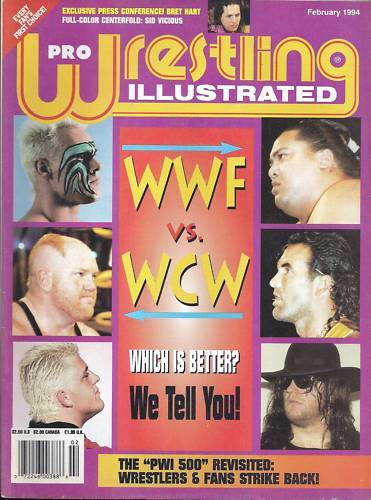 Pro Wrestling Illustrated February 1994 Magazine PWcatalog