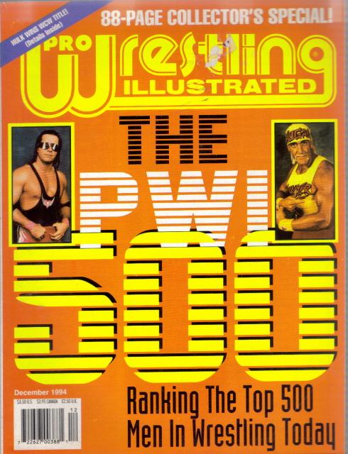 Pro Wrestling Illustrated December 1994 Magazine PWcatalog