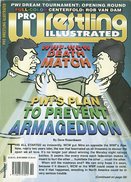 Pro Wrestling Illustrated November 1997 Magazine PWcatalog