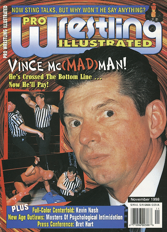 Pro Wrestling Illustrated November 1998 Magazine PWcatalog