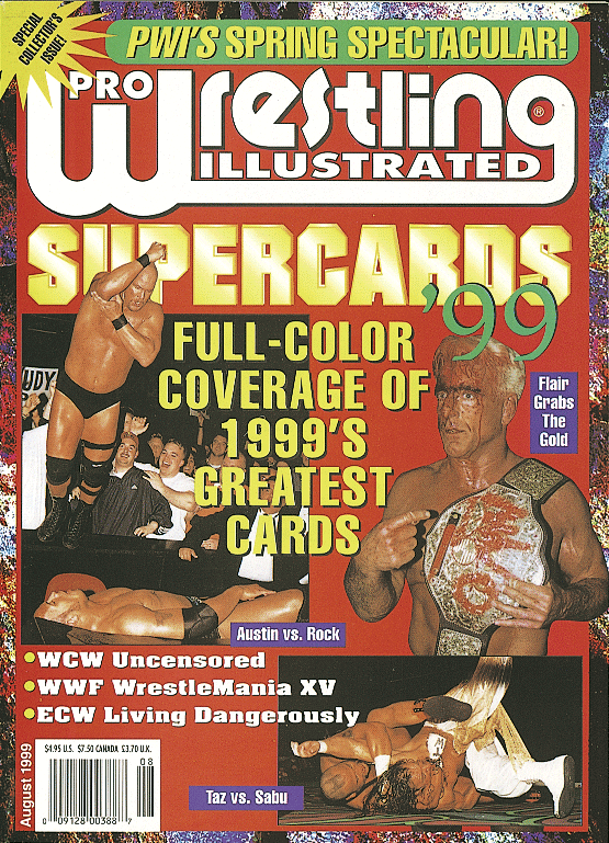 Pro Wrestling Illustrated August 1999 Magazine PWcatalog