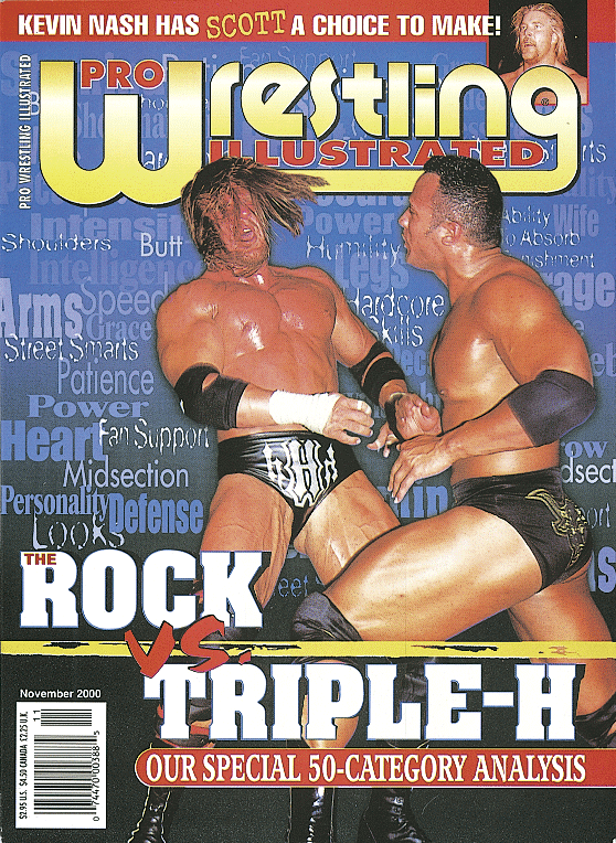 Pro Wrestling Illustrated November 2000 Magazine PWcatalog