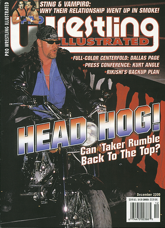 Pro Wrestling Illustrated December 2000 Magazine PWcatalog