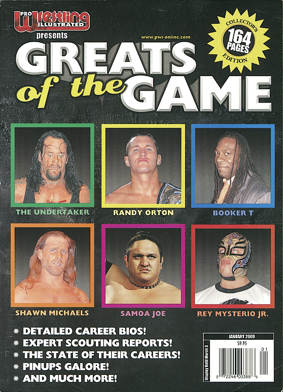 Pro Wrestling Illustrated January 2009 Magazine PWcatalog