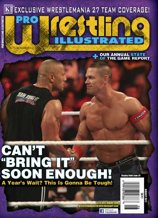 Pro Wrestling Illustrated August 2011 Magazine PWcatalog