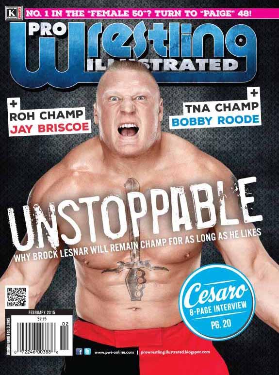Pro Wrestling Illustrated February 2015 Magazine PWcatalog