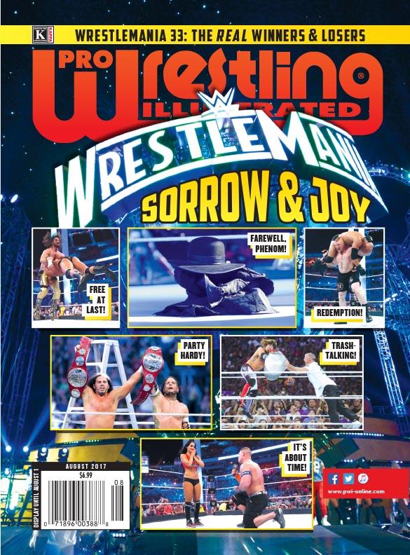 Pro Wrestling Illustrated August 2017 Magazine PWcatalog