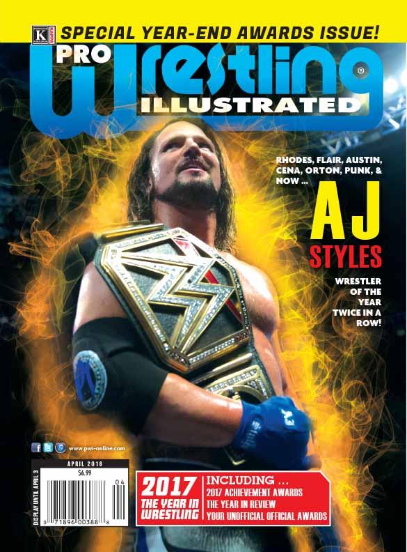 Pro Wrestling Illustrated April 2018 Magazine PWcatalog