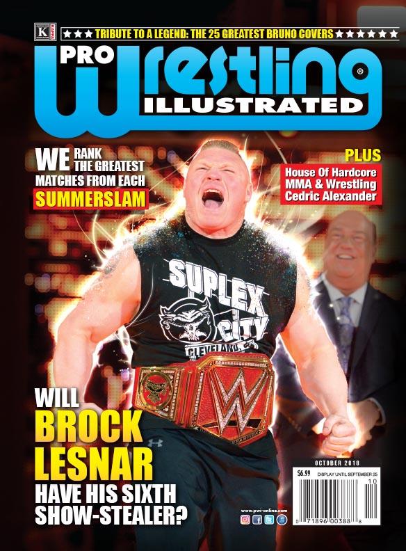 Pro Wrestling Illustrated October 2018 Magazine PWcatalog