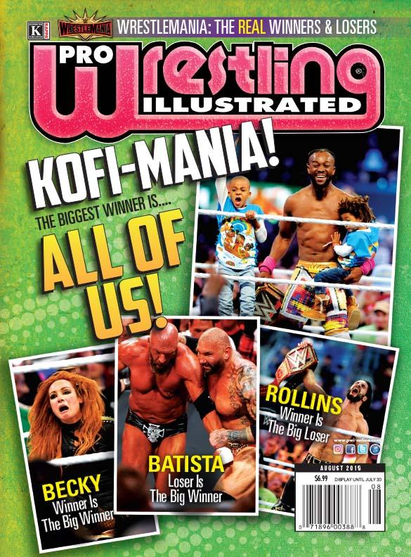 Pro Wrestling Illustrated August 2019 Magazine PWcatalog