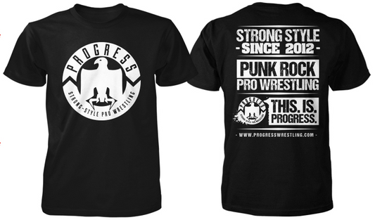 Progress Classic Black Logo T-Shirt Pwcatalog
