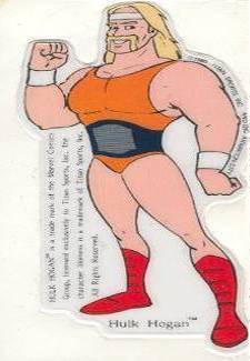 Puffy Rock & Wrestling Sticker 1985 Hulk Hogan