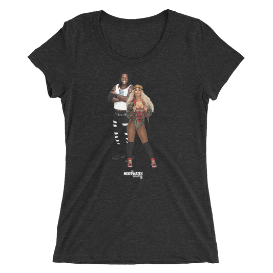 R-Truth & Carmella MMC Photo Women's Tri-Blend T-Shirt