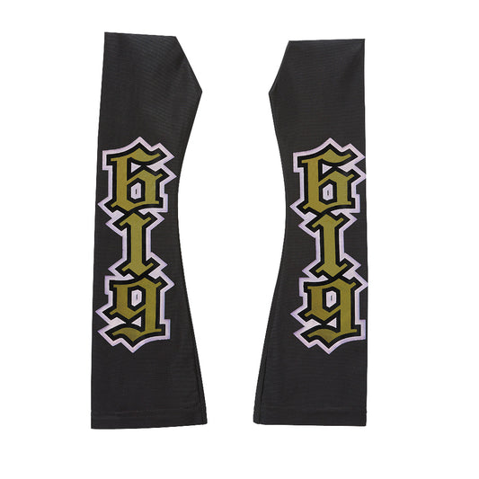 Rey Mysterio Black-Yellow Arm Sleeves