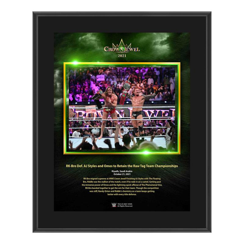 RK-Bro Crown Jewel 2021 10x13 Commemorative Plaque Pwcatalog
