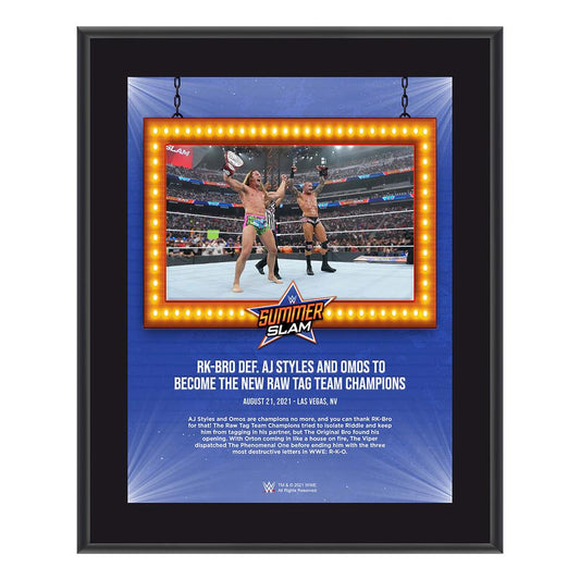 RK-Bro SummerSlam 2021 10x13 Commemorative Plaque Pwcatalog