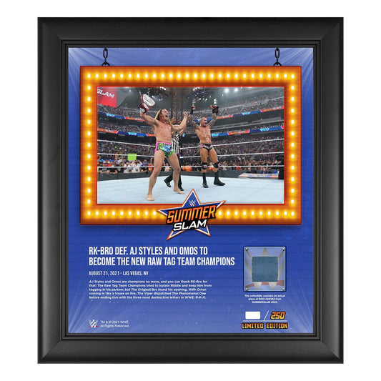 RK-Bro SummerSlam 2021 15x17 Commemorative Plaque