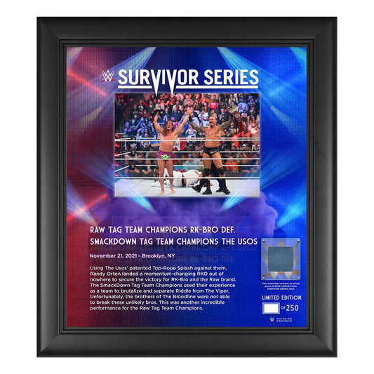 RK-Bro Survivor Series 2021 15x17 Commemorative Plaque Pwcatalog