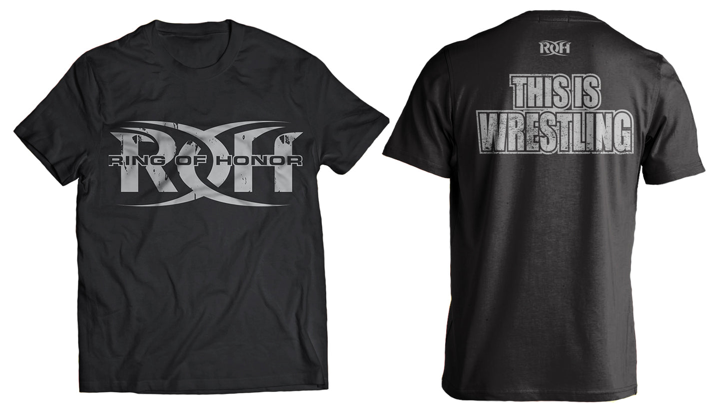 ROH This is Wrestling Silver T-Shirt Pwcatalog