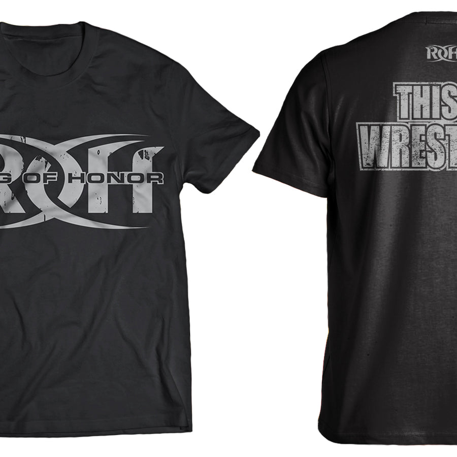ROH This is Wrestling Silver T-Shirt Pwcatalog